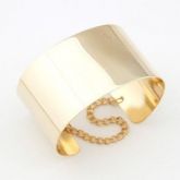 Bracelete dourado liso